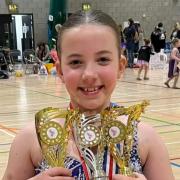 Among their awards the Dereham Twirlers won 18 first place awards