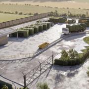 An artist's visualisation of how the new Sheringham Recycling Centre could look