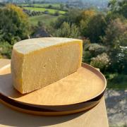 Jonathan Crum's award-winning cheese. Photo: Alison Hall
