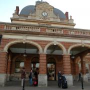 Charles Mayne is accused of assault and threatening abuse at Norwich railway station