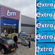 A Romanian pair admitted stealing chewing gum worth hundreds from B&M