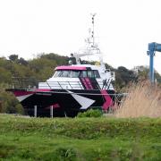 The Nemesis, moored at St Olaves marina in Norfolk, will take part in an anti-whaling mission in the north Atlantic.
