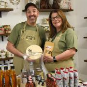 Lesley Dumpleton and Mike Mooney have opened Leli's Deli and Gift Shop in Swaffham Picture: Denise Bradley