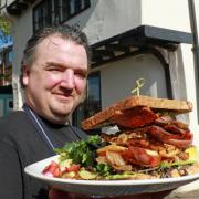 'The Ultimate Norfolk Piggy Club Sandwich’ from the Britons Arms in Norwich