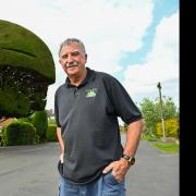 Peter Davis (pictured) is the owner of a rather unusual tree