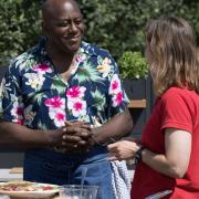 Celebrity chef Ainsley Harriott filming at the Blickling Estate in Norfolk Picture: National Trust Images, Gerald Peachey