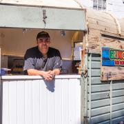 Owner Andrew Skalli in the Gringos Nacho Factory converted horsebox Picture:  JH Photography and Film