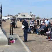 Tributes were paid to fishermen who lost their lives at sea during a special service in Lowestoft. Picture: Mick Howes