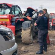 Manitou telehandlers are a favoured target for farm thieves