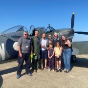 Martin Nichols, from Lenwade, has lived his childhood dream by flying a Spitfire, after being diagnosed with stage four cancer aged 39