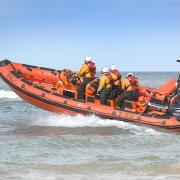 The Sheringham RNLI inshore lifeboat