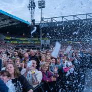 Take That perform at Carrow Road Picture: Tom Horne Photography