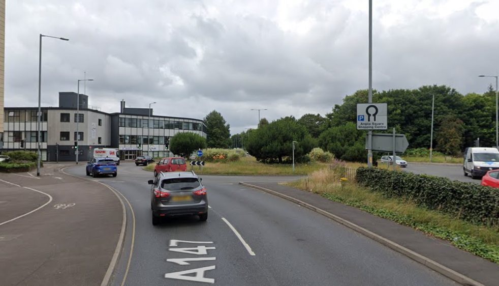 Cyclist in hospital after incident at busy junction