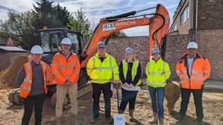 Work has started to transform a patchwork of brownfield sites in Mildenhall