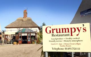 Grumpy's Restaurant, Acle. Pictured in 2008.