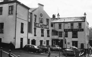The Bell Hotel pictured on January 2, 1971