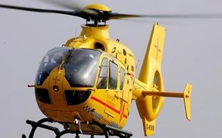 The Air Ambulance was called to Lowestoft.