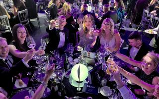 The AF Group celebrating at the Norfolk Business Awards 2022