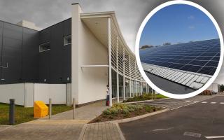 Dereham Leisure Centre's roof could be covered in solar panels under the plans