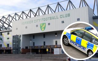 A teenager arrested for GBH has been released on bail after fans clashed outside Carrow Road